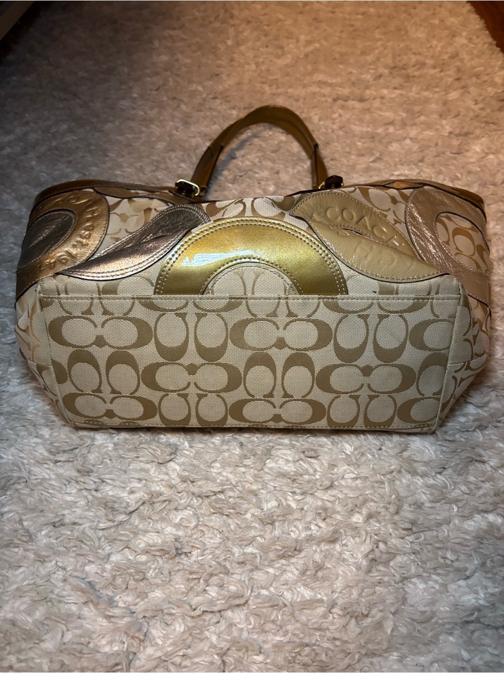 Coach Carly Patchwork Tote Bag - Picture 6 of 16